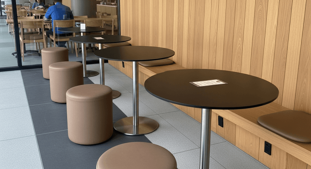 ترابيزات مطاعم كومباكت HPL