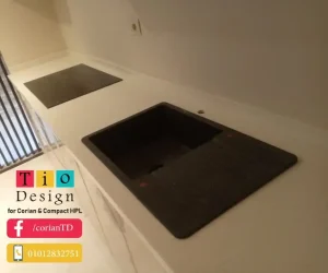 كاونتر مطبخ كوريان بدون فواصل