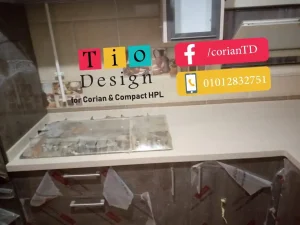 تنفيذ سطح كوريان احترافى للمطبخ