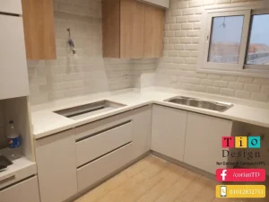 تصميم كاونتر توب مطبخ كوريان عملي